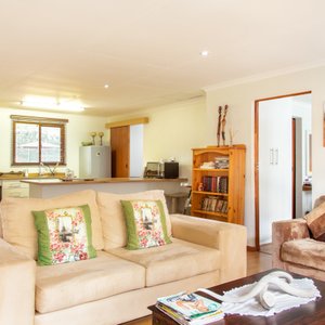 Seating Area & Kitchen, Family Cottage