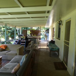 Verandah with full cooking facilities