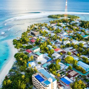Located 20 min away from Velana International Airport, courtesy of @from.miles.away