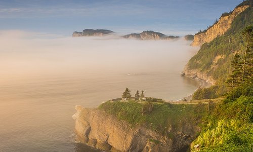 Sunrise on the BonAmi cap,Parc national Forillon, Gaspésie
