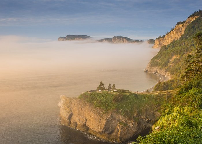 Sunrise on the BonAmi cap,Parc national Forillon, Gaspésie
