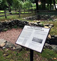 The site of the original Salem Village Parsonage.