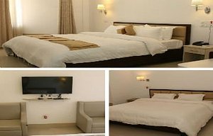 Hotel Saramati in Dimapur, image may contain: Furniture, Cushion, Home Decor, Monitor