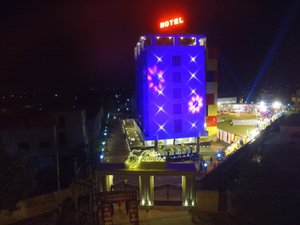 5 Flowers Ananta Elite in Kota, image may contain: Lighting, City, Night, Urban