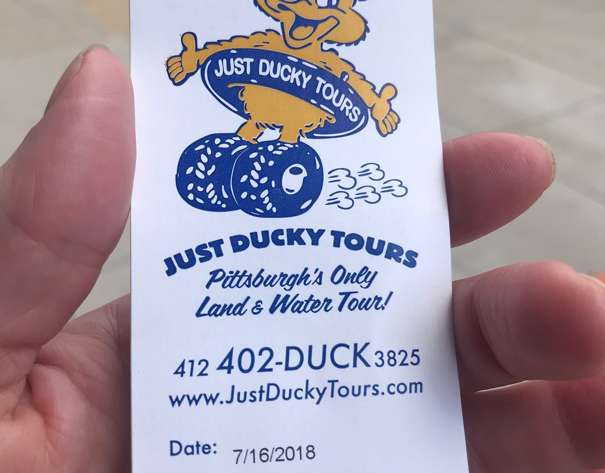 just ducky tours ticket booth pittsburgh