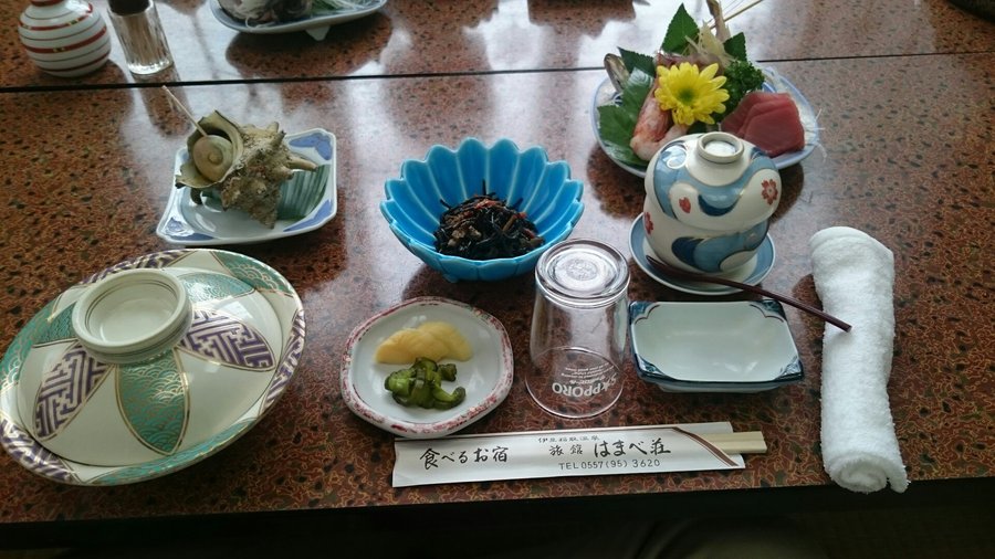 伊勢海老の昼食