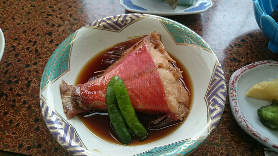 伊勢海老の昼食