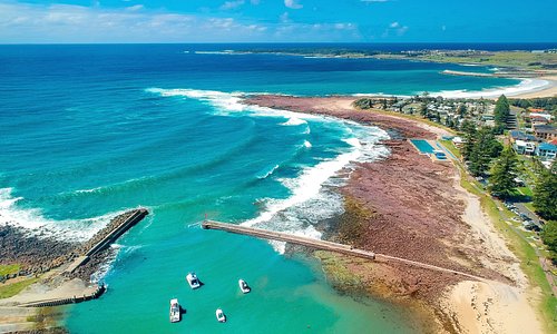 Welcome to the NSW South Coast and the stunning town of Shellharbour! 🐚💦🛥☀️😍
 Looking forward to exploring the beaches and hinterland all the way down the South Coast over 8 days with the first stop here at Shellharbour!