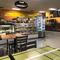 Dining area and showcases