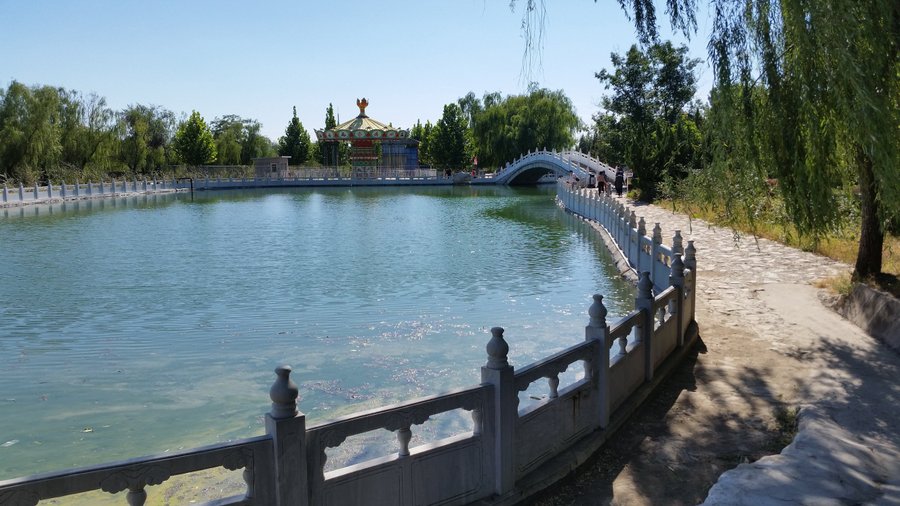 A CHARMING POND ENVIRONMENT FOR RELAXING OUTSIDE