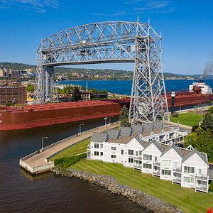 Enjoy breathtaking views of the Duluth Harbor from one of our waterfront suites.