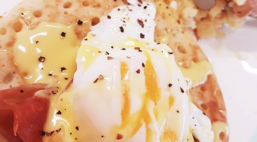 Eggs Benedict off our all day Breakfast Menu