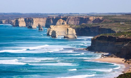The 12 Apostles at the end of the Great Ocean Walk