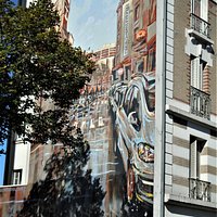 Détail de la fresque