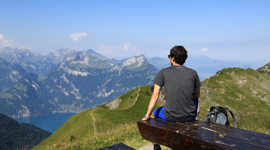 Aussicht Gratwanderweg Klingenstock-Fronalpstock