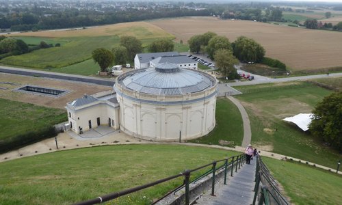 View of Museum from Top of Lion Mound