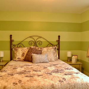 Traci's Room features a queen bed and ample closet space