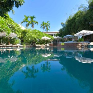 Ancient House Resort Hotel in Hoi An, image may contain: Building, Outdoors, Pool, Swimming Pool