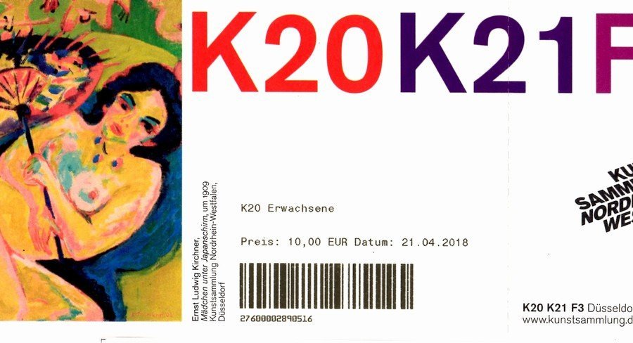 K20 Grabbeplatz Ticket １