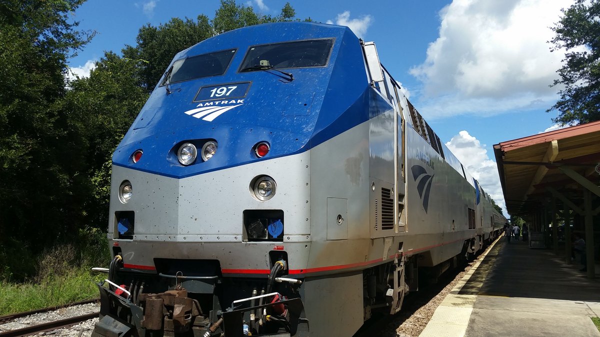 Brookhaven, MS, USA Bahnhof - warten auf dem Amtrak nach New