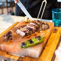 Rib eye en piedra de Sal