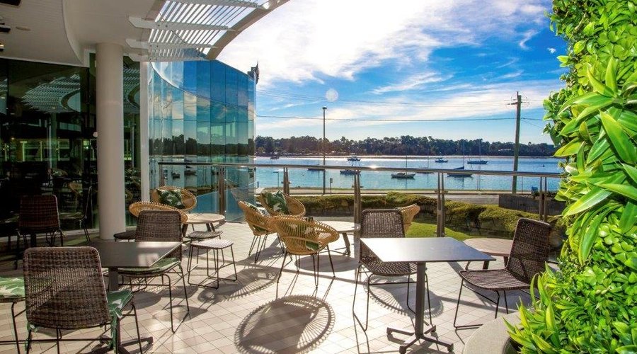 dine on the balcony