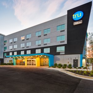 Hotel Exterior at Dusk