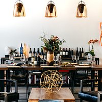 Crosby Roamann's modern tasting room in Napa's Crusher District.