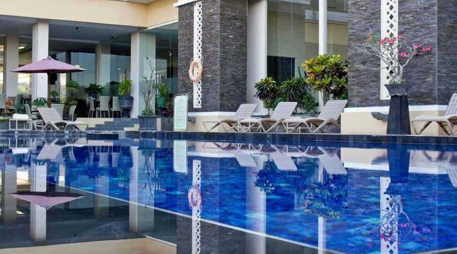 The best pool view @ Horison ultima RISS jogjakarta