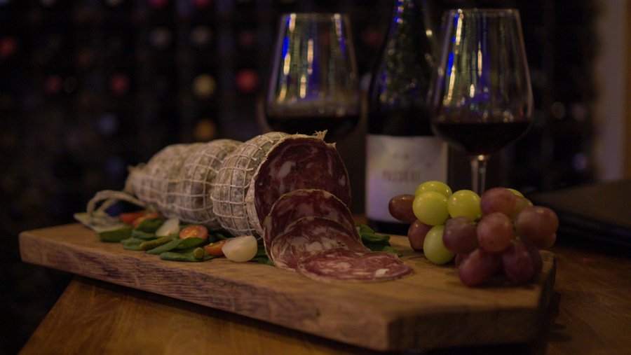 A great selection of charcuterie 