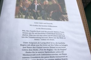 Speisekarte