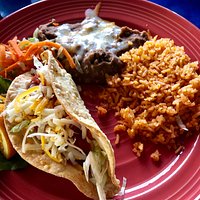 Beef taco lunch special - very tasty!