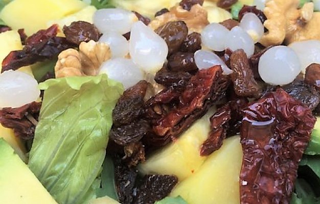 One of the many salads offered on the menu