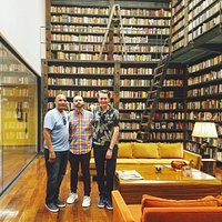 Incredible to see the inside of the Art Bank, and the main collection of books, art and music by