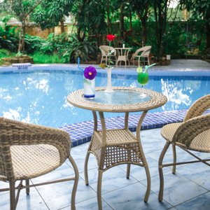 Grand Garden Hotel Yangon in Yangon (Rangoon), image may contain: Reception Room, Living Room, Couch, Home Decor