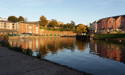 Quay at sunset