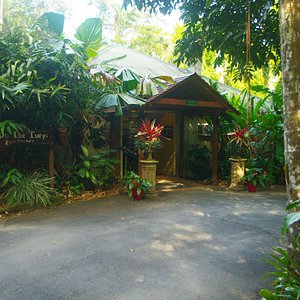 Lodge main entrance