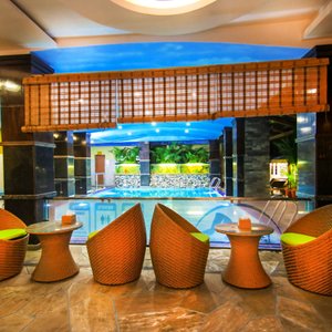 Kuti Resort And Spa in Pokhara, image may contain: Hotel, Building, Architecture, Resort