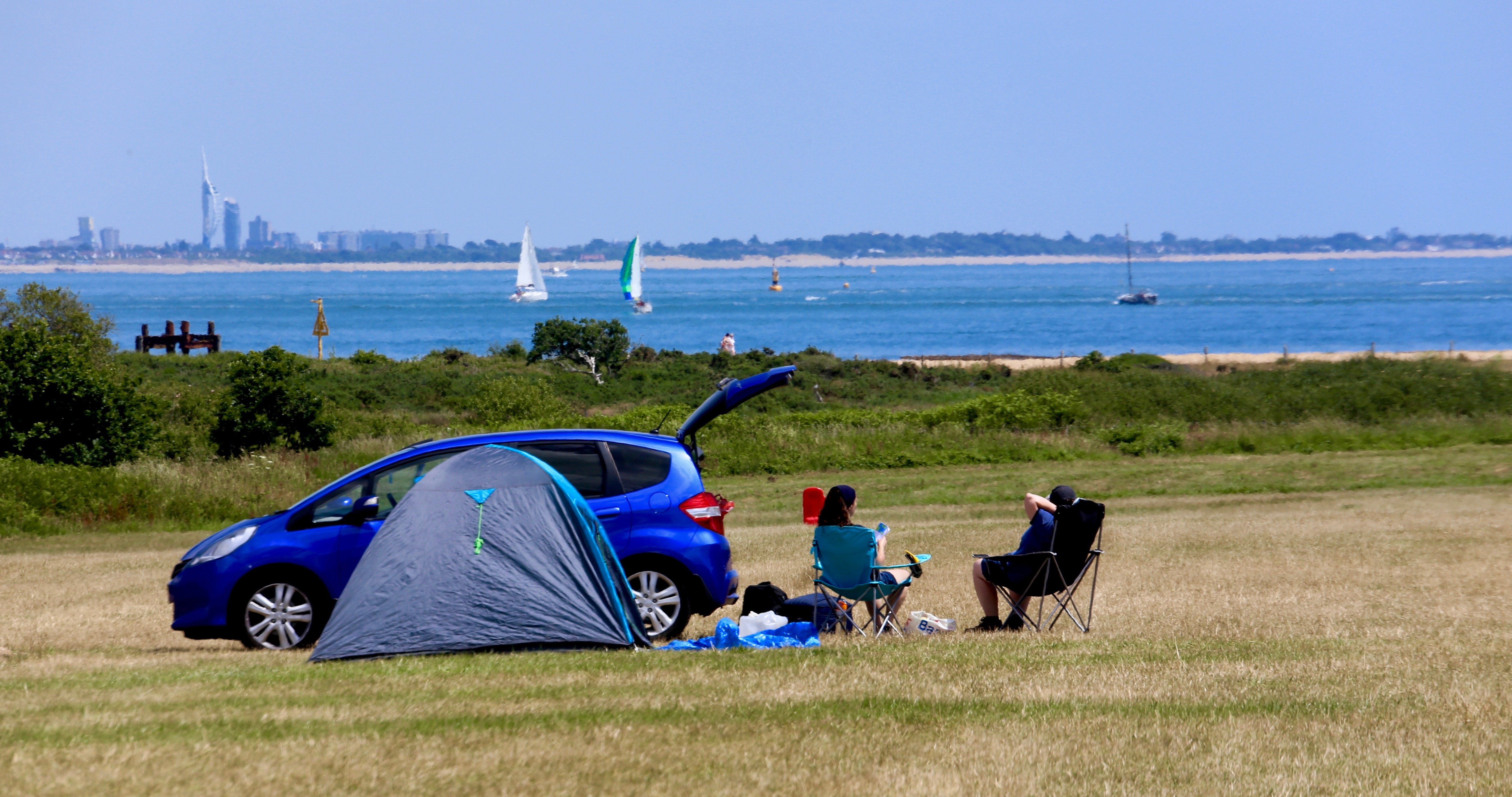 Campsite by the sea best sale