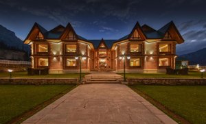 Hotel Village Walk in Sonamarg, image may contain: Villa, Housing, Resort, Hotel