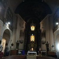 Interior de la iglesia.