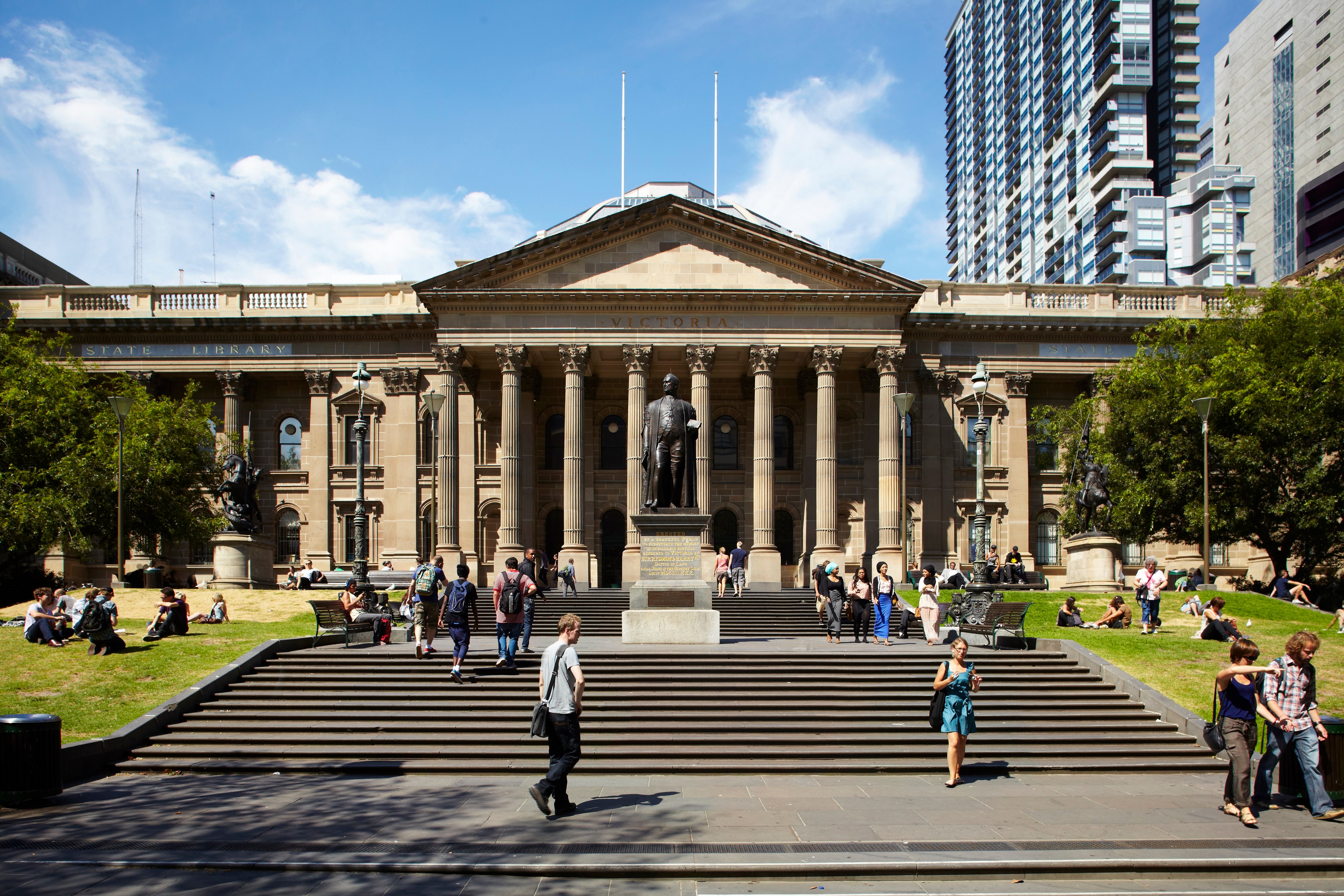 State Library Of Victoria (Staatsbibliothek Von Victoria) (Melbourne ...