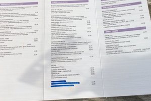 Speisekarte