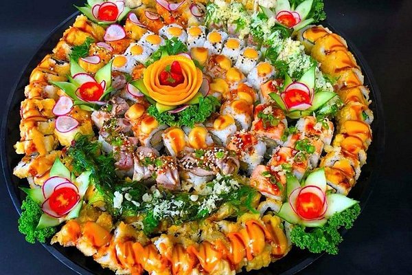 Sushi board platter - Picture of Seishin Sushi, Crawley - Tripadvisor