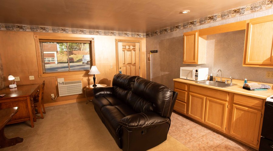 Suite:  Living Room/Kitchen View