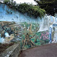 Détail de la fresque