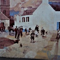 Détail de la fresque