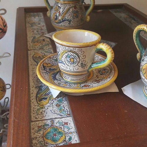 Set Caffè per 6 persone - Mari Ceramiche Deruta