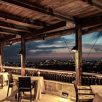 Night time at The de Mondion Restaurant