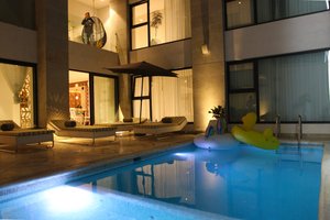 Piscine et plage